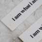 Preview: Labels/Webetiketten "I am what I am" von ATELIER BRUNETTE